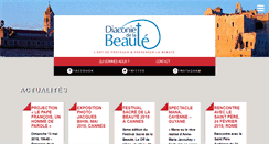 Desktop Screenshot of diaconiedelabeaute.org
