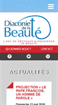 Mobile Screenshot of diaconiedelabeaute.org